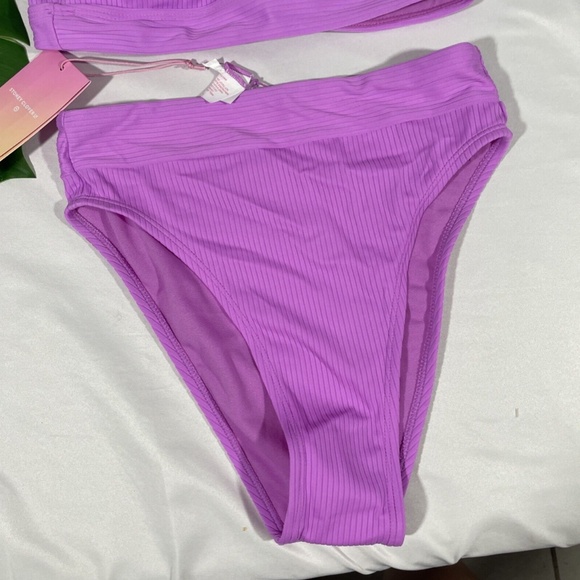 NWT Stoney Clover Lane x Target [ XS ] Bikini Top High Waist Ribbed‎ Bottom - Picture 10 of 14